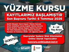 Onikişubat Belediyesi’nin ücretsiz Yaz Yüzme Kursları’nakayıtlar devam ediyor