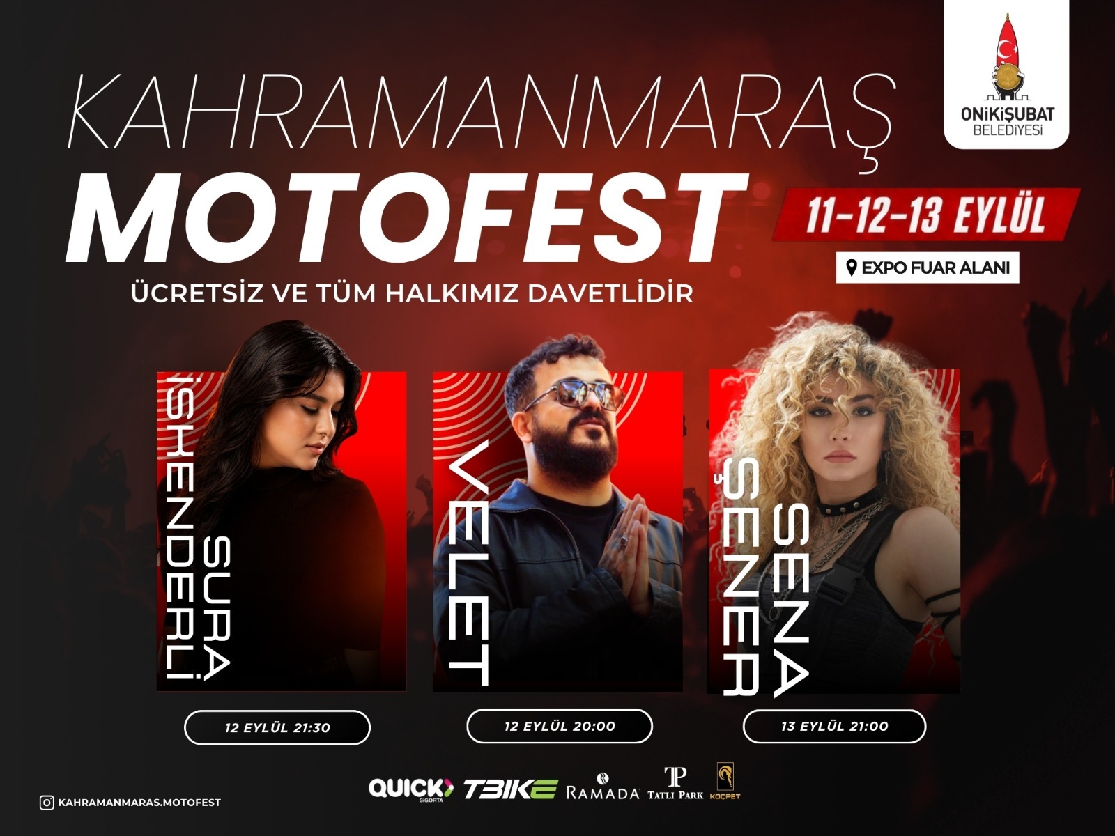 Onikişubat Belediyesi, 2. Kahramanmaraş Motofest’in startını veriyor