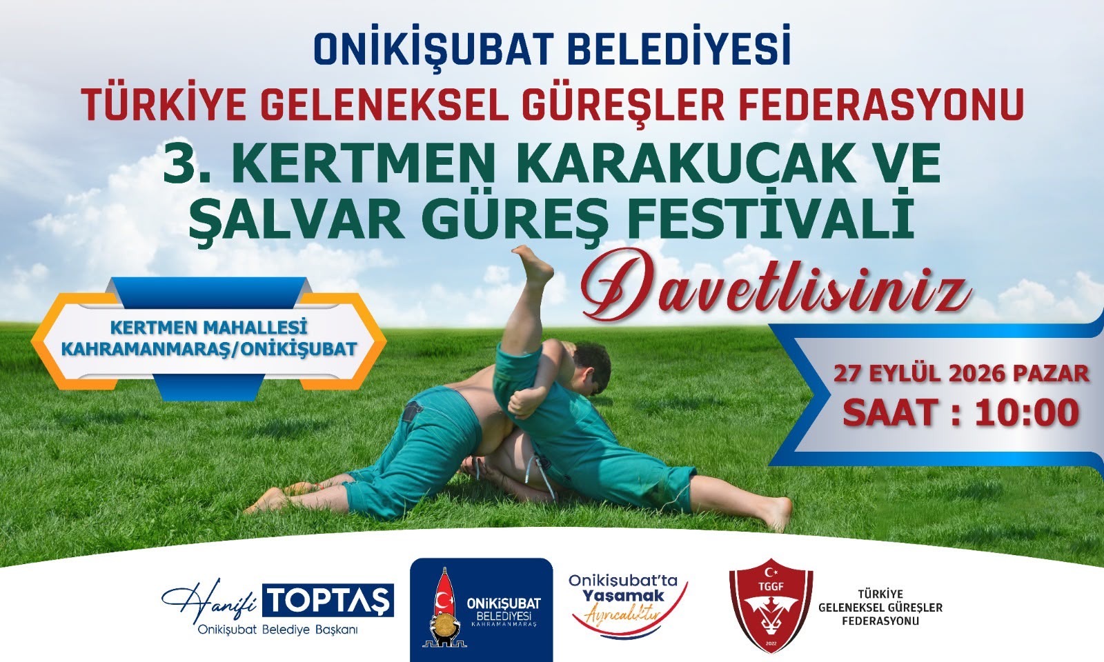 Türk güreşinin nabzı bu yıl da Onikişubat Belediyesi imzasıyla Kertmen’de atacak